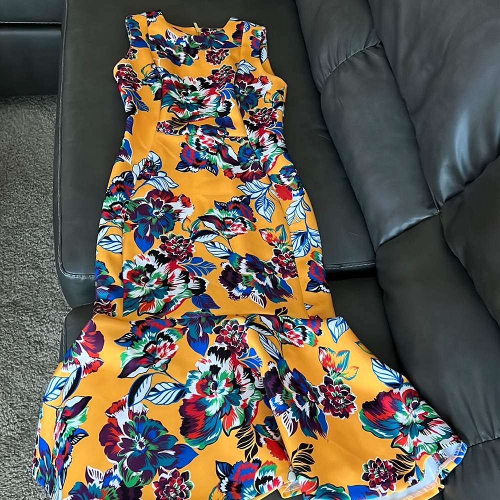 Calvin Klein colorful dress